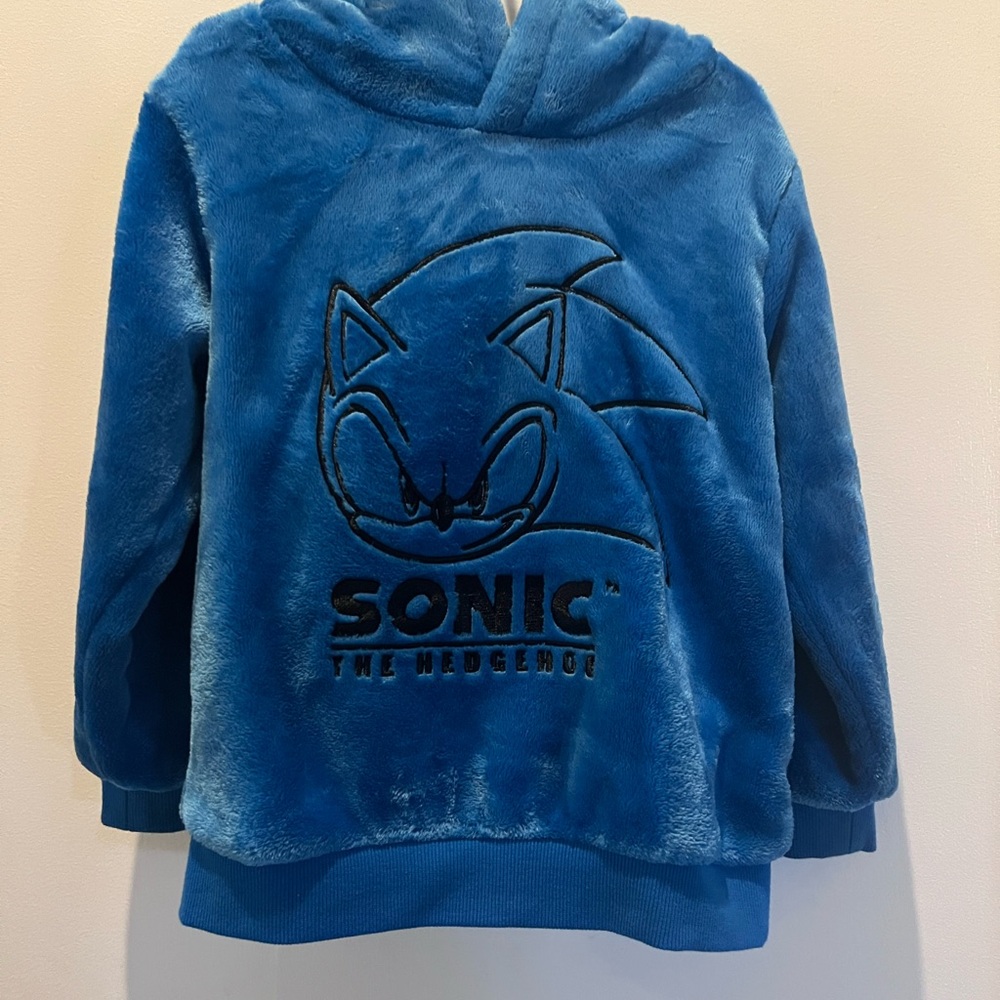 Sonic the Hedgehog Blue Kids Hoodie